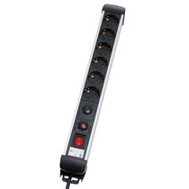 IEC power distribution unit (PDU) 16 A, 3 500 W, 2 m, 13.5 kA | EP 6S ALU  Vicotron / Vivanco