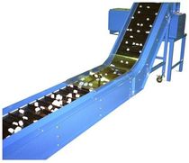 inclined modular belt conveyor  Owens Conveyor Company