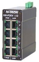 industrial unmanaged Power over Ethernet (PoE) switch 100-POE4 N-TRON