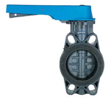 lever operated plastic butterfly supply valve 1 - 12", 232 psi | FE  Assured Automation