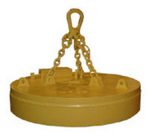 lifting magnet for excavators and material handlers  Dings