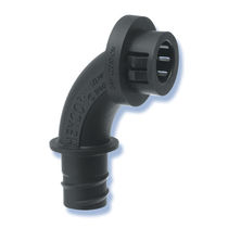 liquid tight nylon conduit fitting (right angle, snap-in) 221 &deg;F | Heyco-Flex&trade;   Heyco
