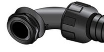 liquid tight nylon conduit fitting (right angle, threaded)  Alpha Wire