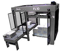 low level infeed palletizer for cases and bundles min. 10 p/min | FL10 Columbia Machine, Inc.