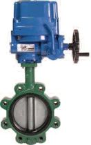 lug butterfly valve 120 Vac, 2 - 24" | NEMA 4 Spartan Peripheral Devices