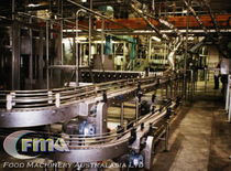 magnetic belt conveyor for cans  Food Machinery Australasia