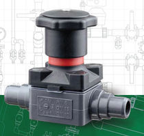 manual handwheel diaphragm valve DN 15, max. 6 bar | CM-PVC series FIP - Formatura Iniezione Polimeri