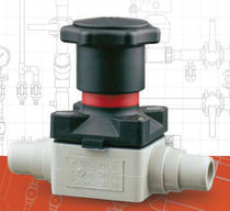 manual handwheel diaphragm valve DN 15, max. 6 bar | CM PP-H series FIP - Formatura Iniezione Polimeri