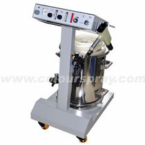 manual powder coating spray gun with fluidized hopper C0L0-PGC1 hangzhou color powder coating equipment  ltd