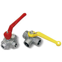 manually operated 3-way vacuum valve max. &oslash; G1 � 1/2 | 130x15 series  VUOTOTECNICA