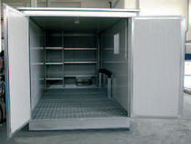 material storage container in galvanised steel  Eurotherm