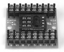 miniature electromechanical relay socket 5 A, 125 V | RS2 / RS4 / RS6 Curtis Industries