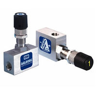miniature needle valve 21.5 SLPM, 650 mLPM | VB Aalborg Instruments