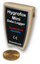 miniature relative humidity and temperature data-logger -20 - 70 &deg;C, 0 - 100 %rH | CMOSens&reg; Scanntronik Mugrauer