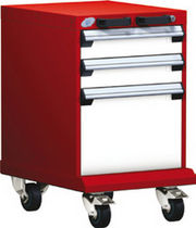 mobile 3 drawer cabinet 18" x 21" x 29&frac14;", 100 lb | L3BBD-2401L3 Rousseau Metal