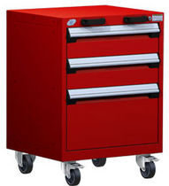 mobile 3 drawer cabinet 24" x 21" x 33&frac14;", 400 lb | R5BCD-2805 Rousseau Metal
