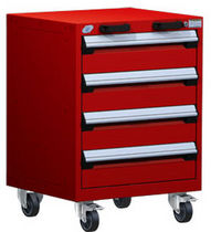 mobile 4 drawer cabinet 24" x 21" x 33&frac14;", 400 lb | R5BCD-2801 Rousseau Metal