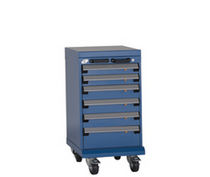 mobile 6 drawer cabinet 18" X 21" X 35", 100 lb | L3BBD-2812L3B Rousseau Metal