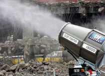 mobile dust suppression fog cannon 40 - 50 m, 15 kW | DF15000 DF ECOLOGY by Tower Light