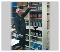 mobile storage shelving QuadraMobile SpaceFront Montel