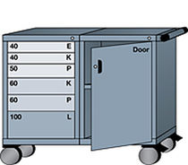 mobile workbench 39 3/4 - 43 3/4 "  LYON