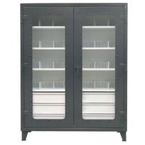 modular cabinet with transparent doors  Strong Hold Products
