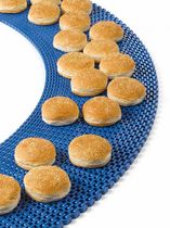 modular plastic conveyor belt for agro-food industry 5.2 - 8.2 kg/m&sup2;, 25.4 mm | uni Flex ASB series uni-chains