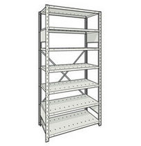 modular shelving 36" x 12" x 75", 750 lb | SRD1013 Rousseau Metal