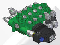 monoblock hydraulic directional spool valve 90 l/min, 350 bar | VDM8 series SALAMI