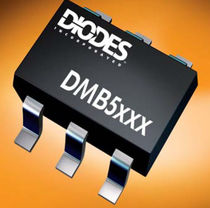 MOSFET / bipolar transistor module 50 V, 0.16 A, 0.25 W | DMB series Diodes Incorporated