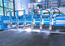multi-head water-jet cutting machine max. 80 mm | ALIKO Water Jet Aliko
