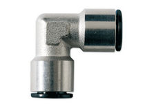 nickel plated brass push -in elbow fitting RR 6036 GAV srl