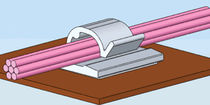 nylon pipe/cable clamp : self-adhesive P-clip WCK-460, MWCK-460 series RICHCO