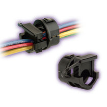 nylon strain relief bushing (round, straight, for round or flat cables) 0.115 - 0.75 in  Heyco