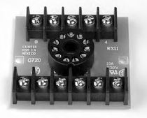 octal mounted electromechanical relay socket 10 A, 250 V | RS8 / RS11 Curtis Industries
