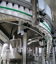 overhead air conveyor for empty PET/HDPE bottles IND-Trans 71 Aero series INDEX-6