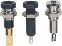 panel mount circular connector &oslash; 4 mm, 25 - 40 A  Druseidt