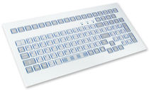 panel mount industrial keyboard 0.3 mm, 2.6 N, IP65 | KS07230 INDUKEY
