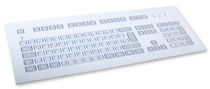 panel mount industrial keyboard 0.3 mm, 2.6 N, IP65 | KS07240 INDUKEY