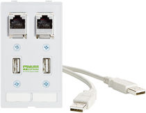 panel mount RJ45 connector  MURRELEKTRONIK