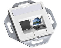 panel mount RJ45 connector FutureCom&trade; S500 CORNING Telecommunications