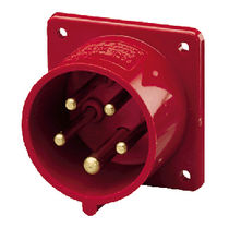 panel mounted power plug 16 - 32 A, 400 V, IP44 | 1408 - 1409 series  Mennekes
