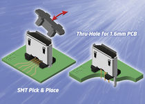 PCB mount USB connector  Global Connector Technology