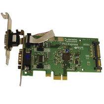 PCI Express bus interface card LP PCIe 1+1RS232 POS 1A SATA | PX-801 Brainboxes