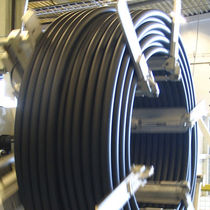 PE pipe coiler for pipe extrusion line EDL, ESL  MECASOFT