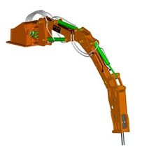 pedestal mount hydraulic breaker 13 ft/4 m | B40  NPK Construction Equipment, Inc.