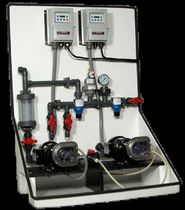 peristaltic pump for chemical process max. 48 gph, max. 100 psi | PP1H/PP2H series Flomotion Systems, Inc.