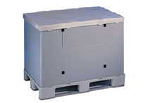 plastic pallet-box with lid max. 1 200 x 1 200 mm  IP-Group