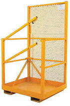 platform with safety grating and railing  AGF