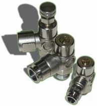 pneumatic flow regulator M5, max. 10 bar  Sistem Pneumatica S.r.l.